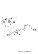 C2Z7717 - Jaguar Heater hose