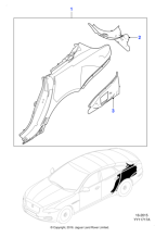 C2D21445 - Jaguar Drain channel