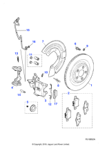 C2D48654 - Jaguar Brake pad kit