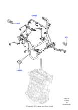 LR022059 - Land Rover Wiring - Engine