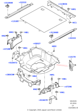 LR044828 - Land Rover Rail - Luggage Compartment - Insert