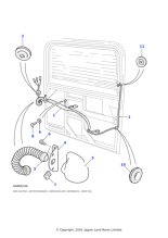 YMN000022 - Land Rover Harness-rear end door