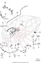 C2Z31964 - Jaguar Engine management harness