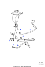 XR813914 - Jaguar Power steering hose