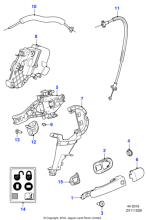 C2P17970 - Jaguar Latch