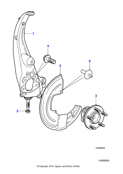 XR852808 - Jaguar Vertical link | Jaguar Land Rover Classic