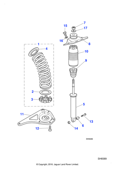 MND2150AB - Jaguar Spring assister | Jaguar Land Rover Classic Parts