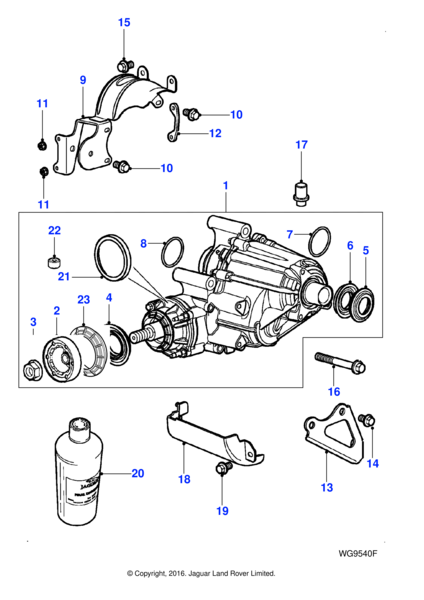 C2S47858 - Jaguar Transfer drive assembly | Jaguar Land
