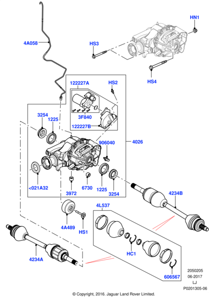 LR022579 - Land Rover Differential | Jaguar Land Rover Classic Parts
