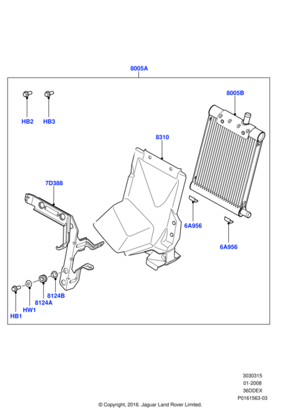 PCC500580 - Land Rover Radiator | Jaguar Land Rover Classic Parts