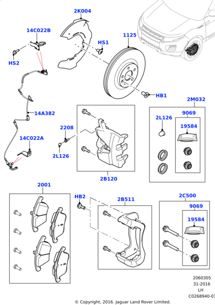 LR086604 - Land Rover Kit - Bush | Jaguar Land Rover Classic Parts