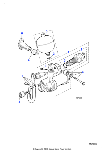 JLM1885 - Jaguar Motor and pump | Jaguar Land Rover Classic Parts