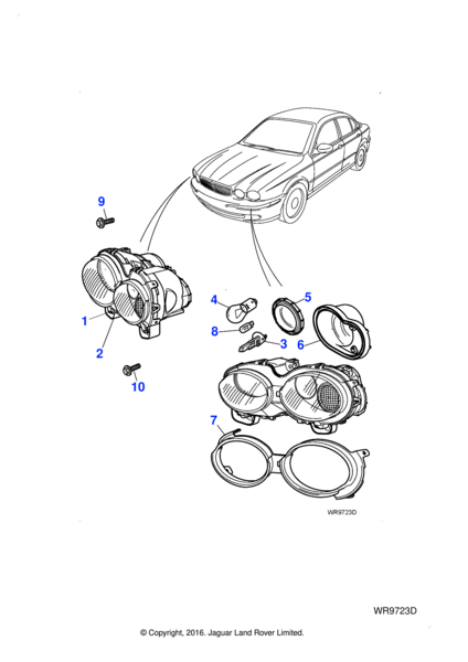 XR851816 - Jaguar Bulb | Jaguar Land Rover Classic Parts