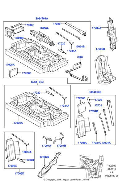 LR026009 - Rouleau à outils Land Rover