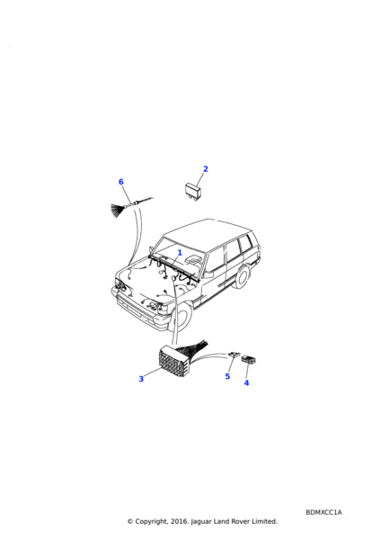 AMR2915 - Land Rover Harness Main | Jaguar Land Rover Classic Parts