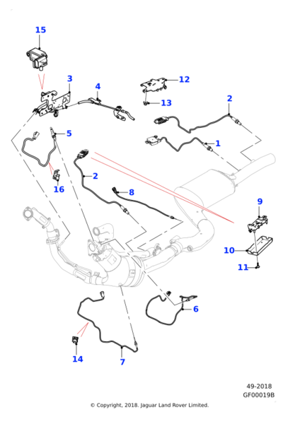 T4A29248 - Jaguar Nitrogen oxide sensor | Jaguar Land Rover