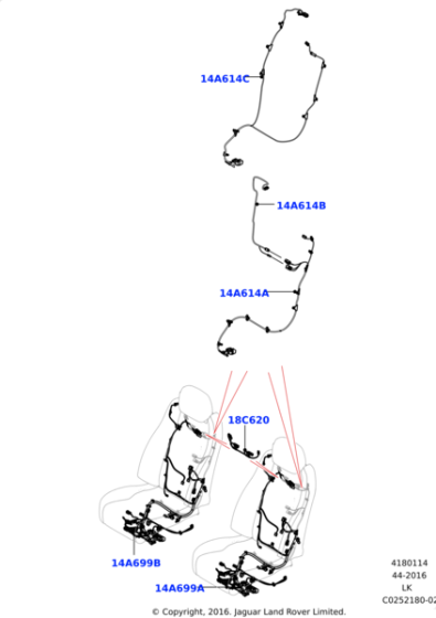 LR054663 - Land Rover Wire