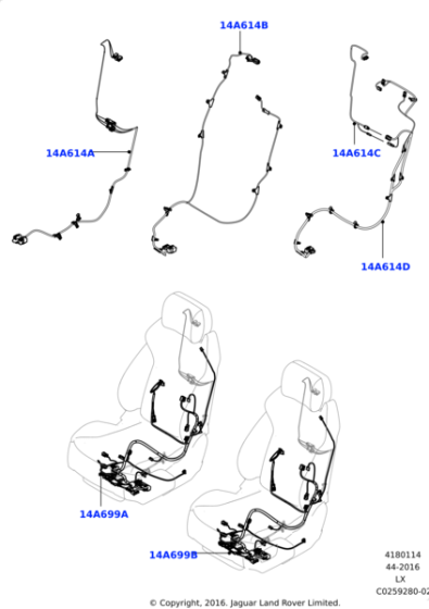 LR117214 - Land Rover Wire