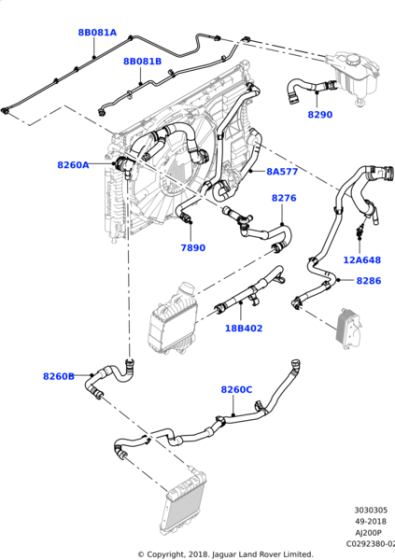 LR115066 - Land Rover Hose