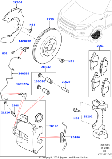 LR061377 - Land Rover Screw - Bleed