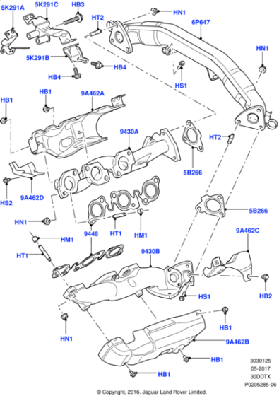 LR029737 - Land Rover Bracket - Exhaust Pipe Mounting