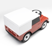 LKGF075RDA - Land Rover Series I Icon Model - Fire Engine Red