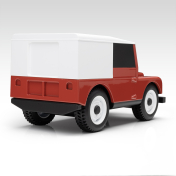 LKGF075RDA - Land Rover Series I Icon Model - Fire Engine Red
