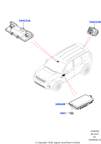 LR078470 - Land Rover Camera