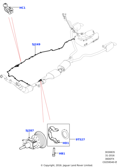 LR134712 - Land Rover INJECTOR - DIESEL EXHAUST FLUID