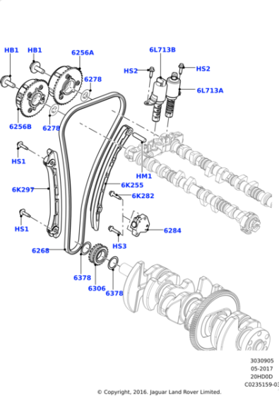 LR025652 - Land Rover Solenoid - Engine Variable Timing