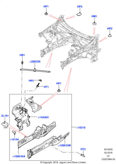 LR139079 - Land Rover Rivet