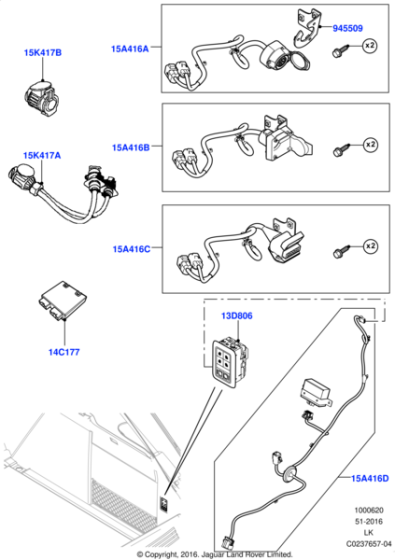 Range Rover Towing Electrics - 13 Pin, 18MY onwards