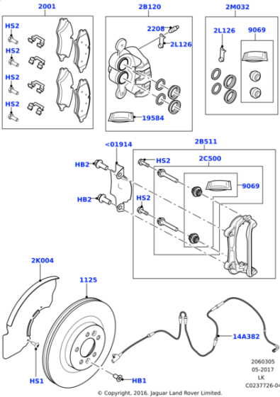LR038934 - Land Rover Disc - Brake