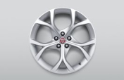Alloy Wheel - 19" Style 5101, 5 split-spoke, Silver, Front