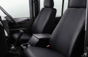 Waterproof Seat Covers - Black, Second Row 90 and Third Row 110