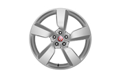 Alloy Wheel - 19" Style 5049, 5 spoke, Gloss Sparkle Silver 