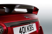 Rear Tailgate Trim - Carbon Fibre, with Reverse Park Camera 