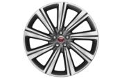 Alloy Wheel - 22" Turbine, 9 spoke, with Grey Diamond Turned finish