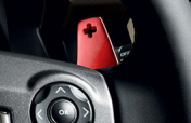 Gearshift Paddles - Aluminium Red, Pre 21MY