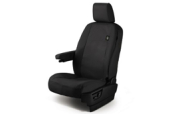 Waterproof Seat Covers - Ebony, Rear without Armrest