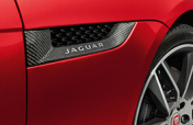 Side Power Vent - Silver Weave Carbon Fibre, Right Side