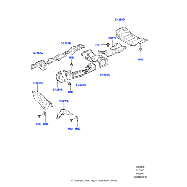 Land Rover Heat Shield