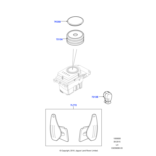 Rotary Shifter - Silver finish