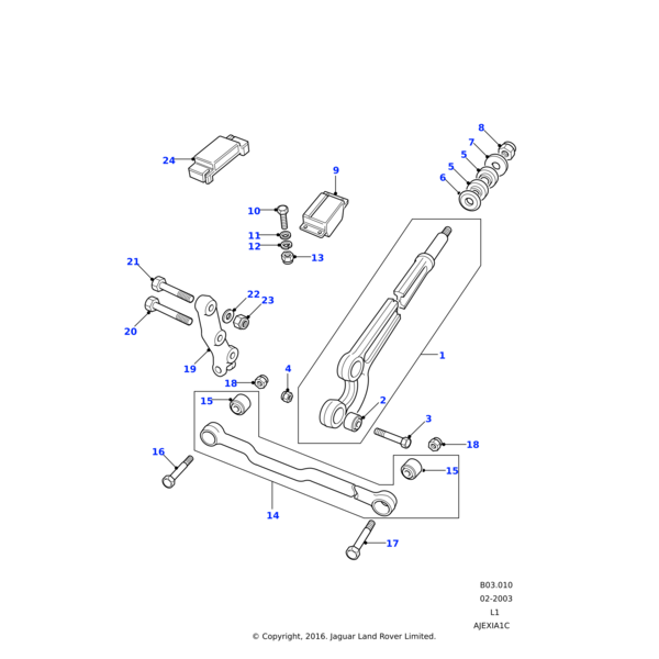 Front Suspension - Axles & Suspension - Range Rover Classic 1992