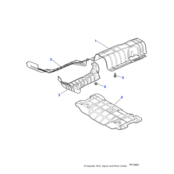 Jaguar Tunnel heatshield