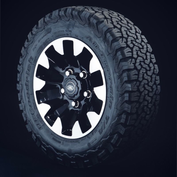 Land Rover Defender 18" Silver Sawtooth Alloy Wheel