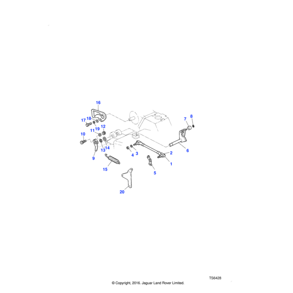 Throttle Linkage-su (automatic Transmission,v8 Twin Carb L / R