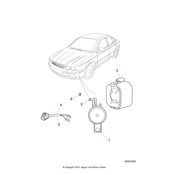 Locking / Security Systems / Horns - X-type 2001 - 2010 (x400