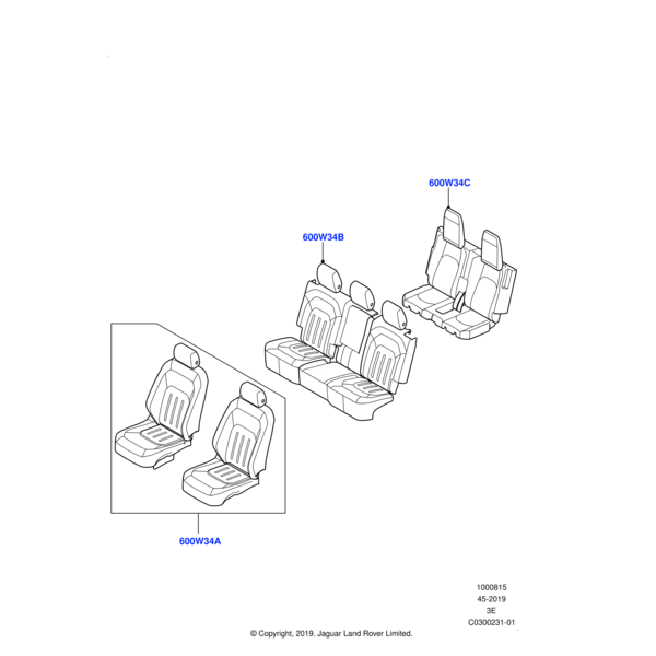 1st Row Seat Covers, 2 Seat, Hard Top Vehicles