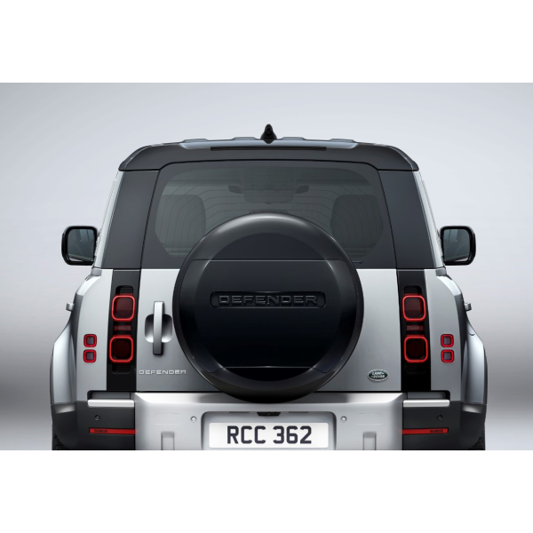 BLACK SPARE WHEEL COVER